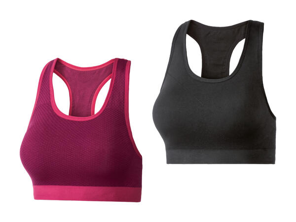 Bustier sportivo seamless
