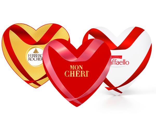 Rocher, Mon Chéri or Raffaello Heart