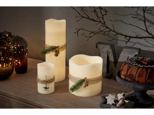 Melinera Vaxljus, LED