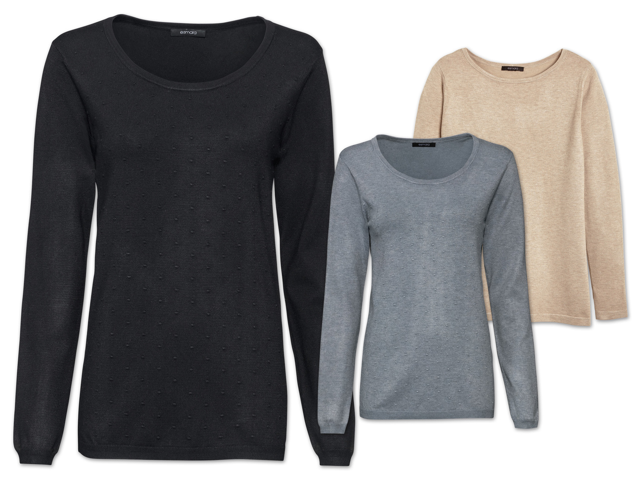 ESMARA(R) Damen Feinstrickpullover1
