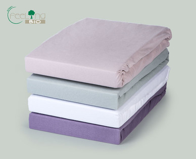 GREEN FEELING BIO Bio-Jersey-Spannleintuch