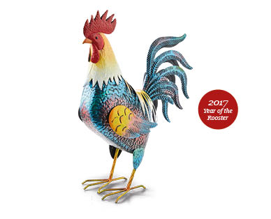 Metal Rooster Ornament