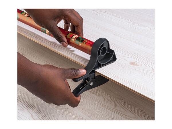 Crelando Mini Adhesive Tape Dispenser/​Wrapping Paper Cutter/​Wrapping Paper Holders