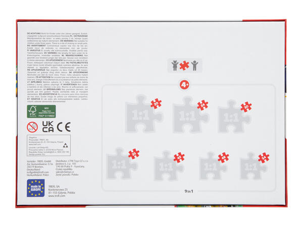 Trefl Kid's Character 9-in-1 Puzzle