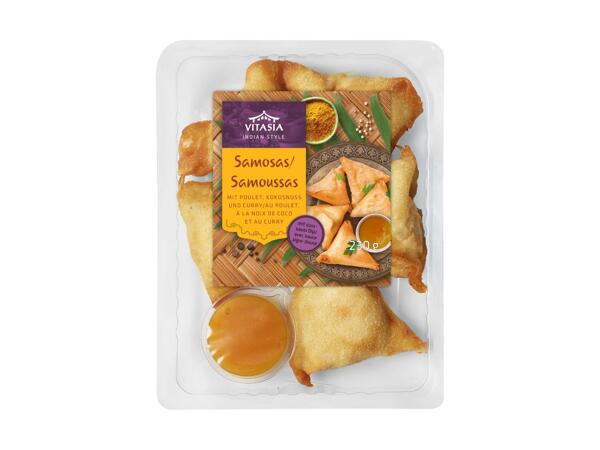 Samoussas au poulet à la créole