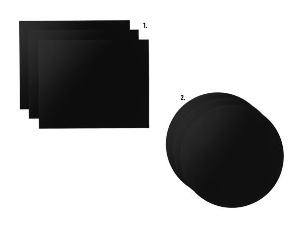 Set de feuilles de cuisson pour gril