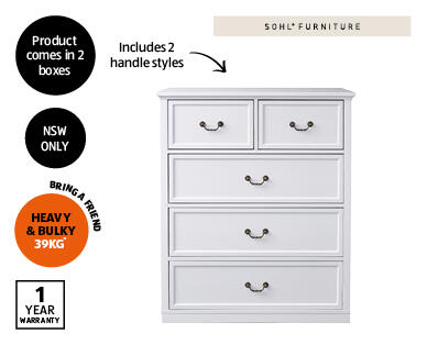 Chest of 5 Drawers