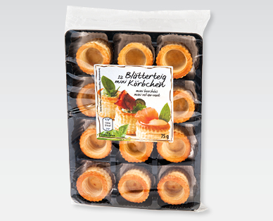 Mini-Blätterteigkörbchen