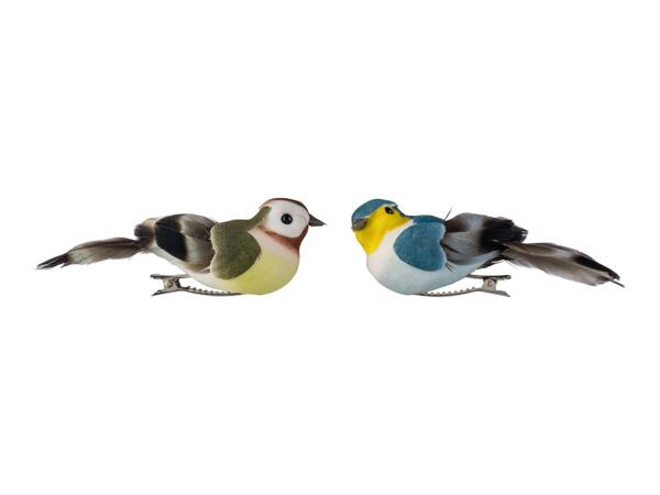 Livarno Home Bird Decorative Clips - 6 Pack
