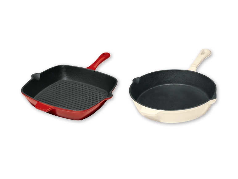 ERNESTO Cast Iron Pan/Cast Iron Grill Pan