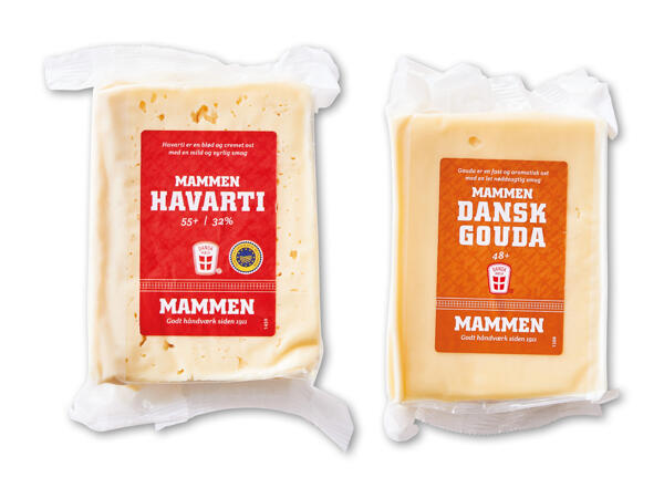 Mammen dansk havarti eller gouda