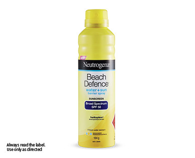 NEUTROGENA BEACH DEFENCE SUNSCREEN SPRAY SPF50 184G