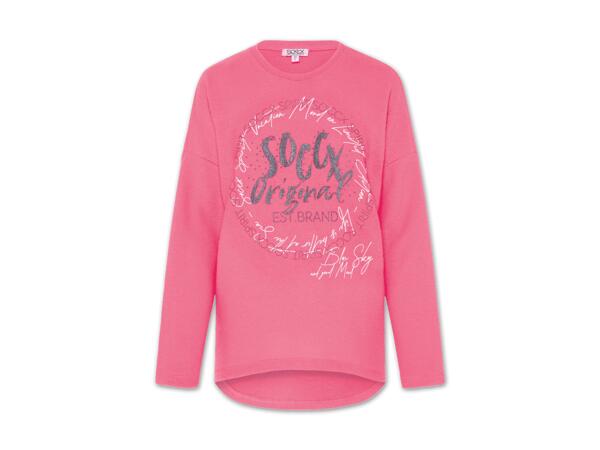 Damen Oversize Flauschpullover
