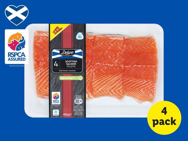 Deluxe 4 Scottish Salmon Fillets