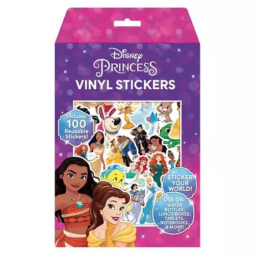 100 Reusable Vinyl Stickers - Disney Princess