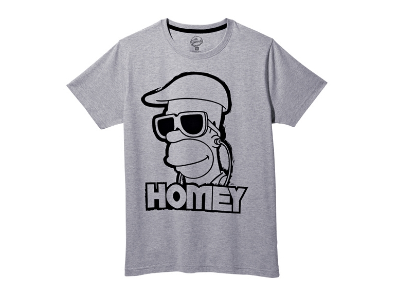 Men's T-Shirt "Homer Simpson, Homer & Bart Simpson, Looney Tunes"