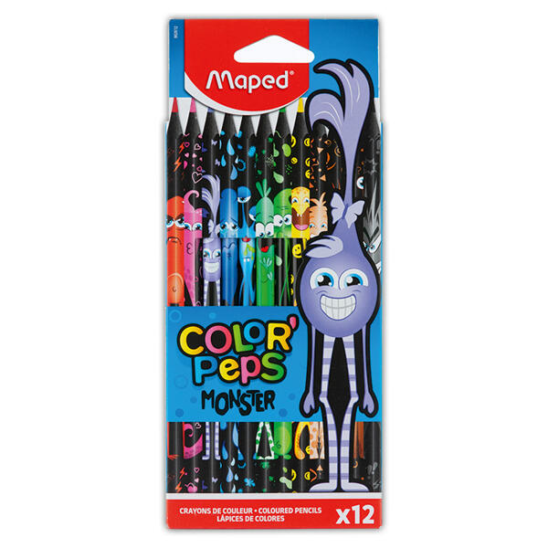 Buntstifte COLOR'PEPS Monster 12er-Set
