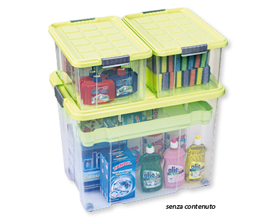 Set di maxi scatole impilabili, 4 pezzi EASY HOME(R)
