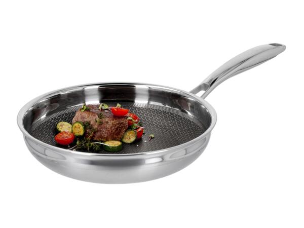 24cm Honeycomb Stainless Steel Frying Pan