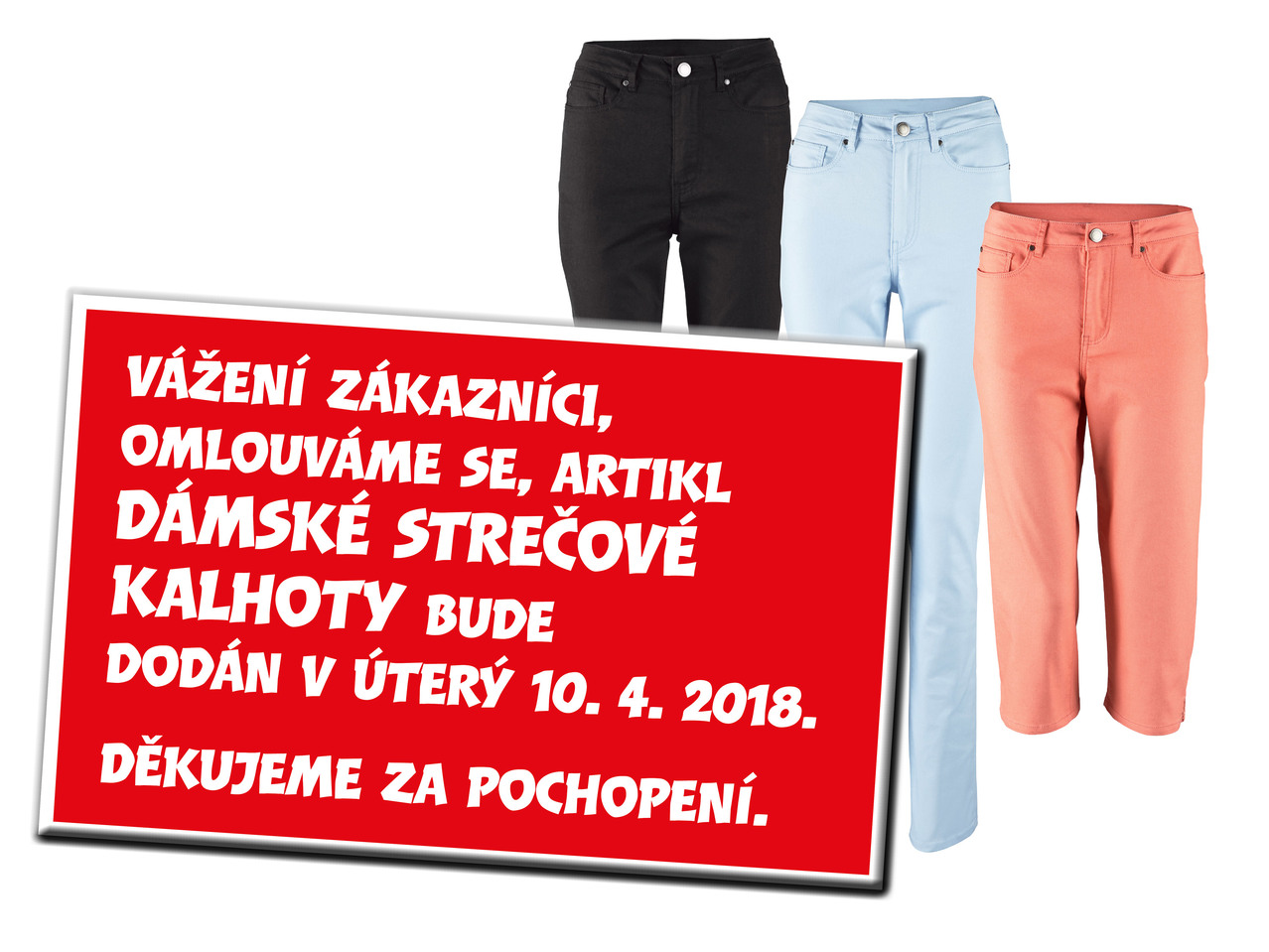 Strečové kalhoty