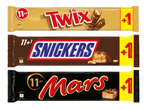 Mars, Twix oder Snickers