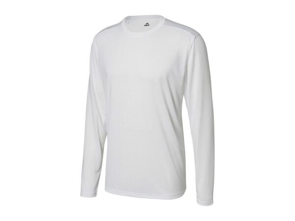 CRIVIT Men's White Long Sleeve Sports Top