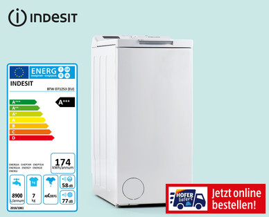 INDESIT Toplader-Waschmaschine