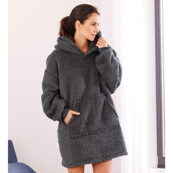 Teddy-Sherpa-Kuschelhoodie