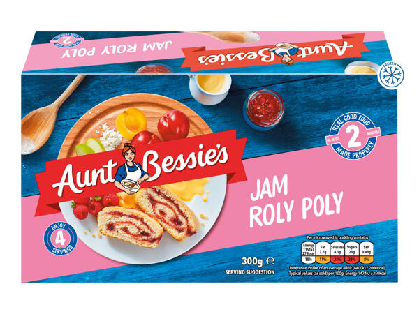 Aunt Bessie's Jam Roly Poly