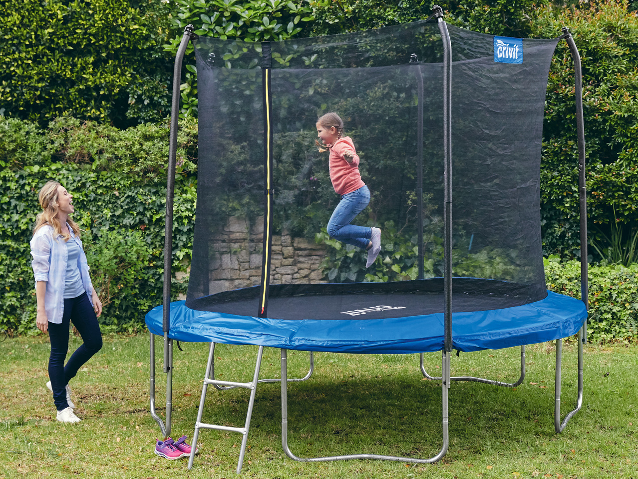 CRIVIT(R) Gartentrampolin mit Sicherheitsnetz