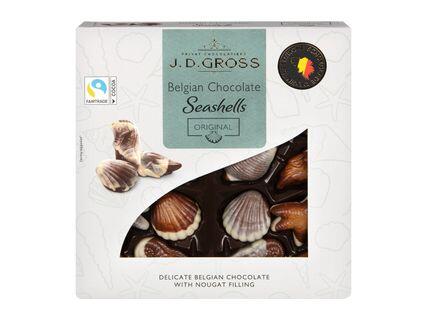 J.D. GROSS Belgian Chocolate Seashells 250g
