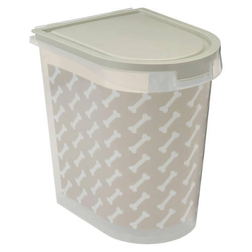 20L Pet Food Container - Gray Bones