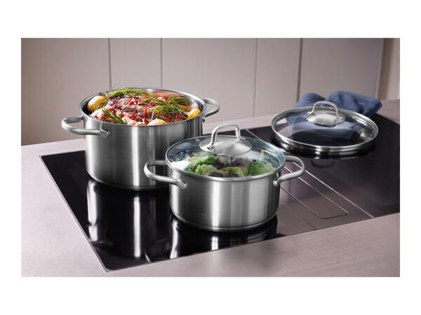 24cm Stainless Steel Saucepan