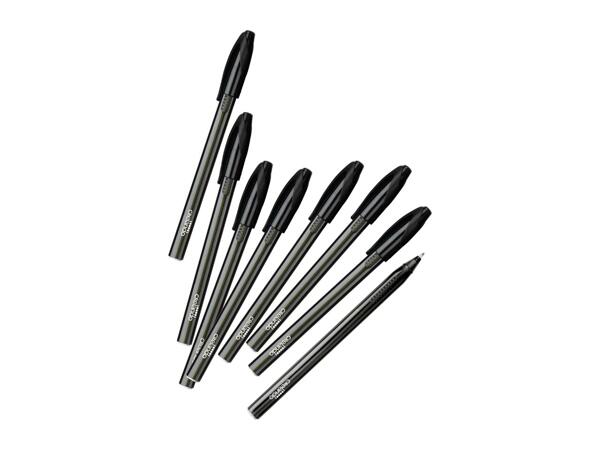 Crelando Black Ballpoint Pens - 10 Pack