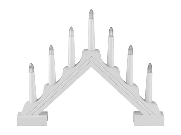 Livarno Home White LED Candle Bridge - Angled Arch