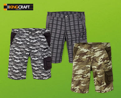 KING CRAFT FASHION Herren-Arbeitsshorts