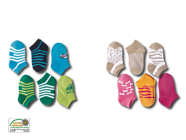 Sneakersocken, 3 Paar
