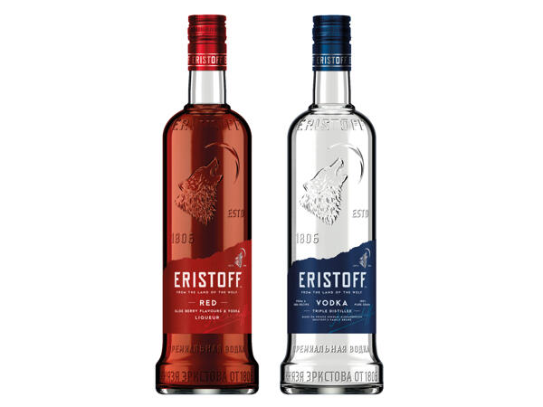 Eristoff Vodka Classic, Lime oder Red
