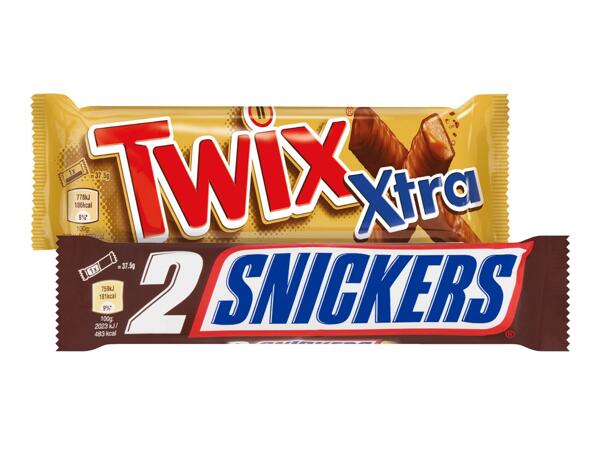 SNICKERS 2PACK / TWIX XTRA