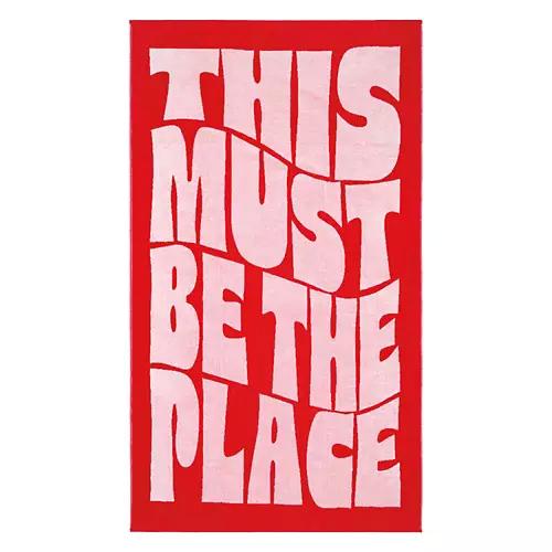 40" x 72" Luxury Beach Towel, This Must Be The Place