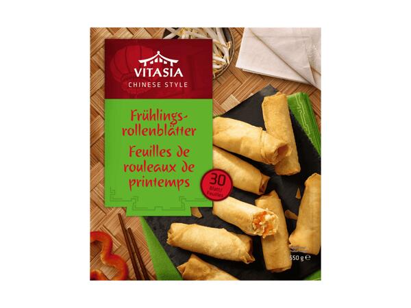 Feuilles pour rouleaux de printemps
