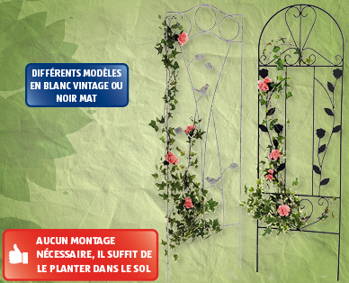 Espalier en métal pour plantes grimpantes GARDENLINE(R)