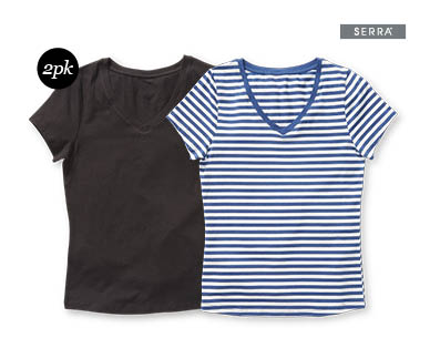 Ladies Short Sleeve T-Shirt 2pk