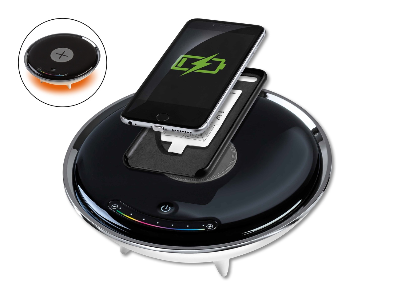Chargeur sans fil à LED