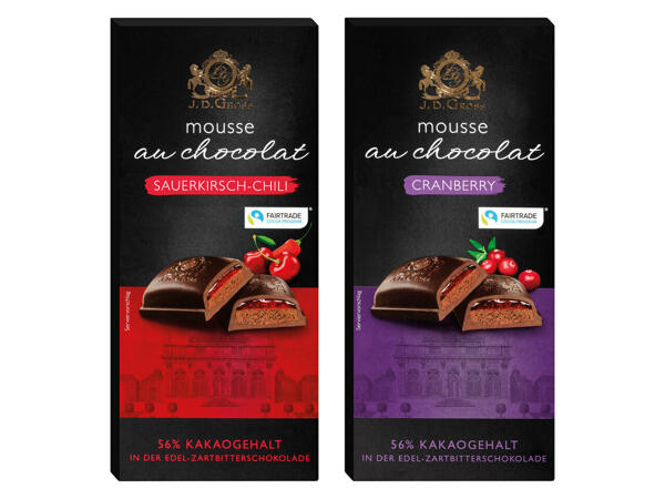 Schokolade mit Mousse
