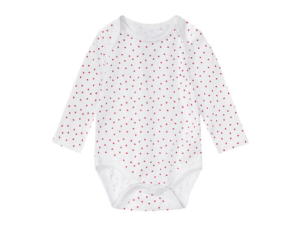 Lupilu Baby Long-Sleeve Bodysuits - Pack of 3