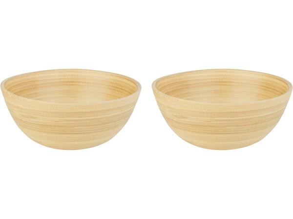 Bamboo bowl, 1 or 2 pieces