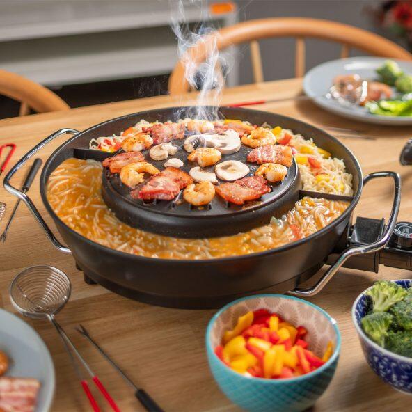 AMBIANO(R) 				Set van Koreaanse barbecue en hotpot