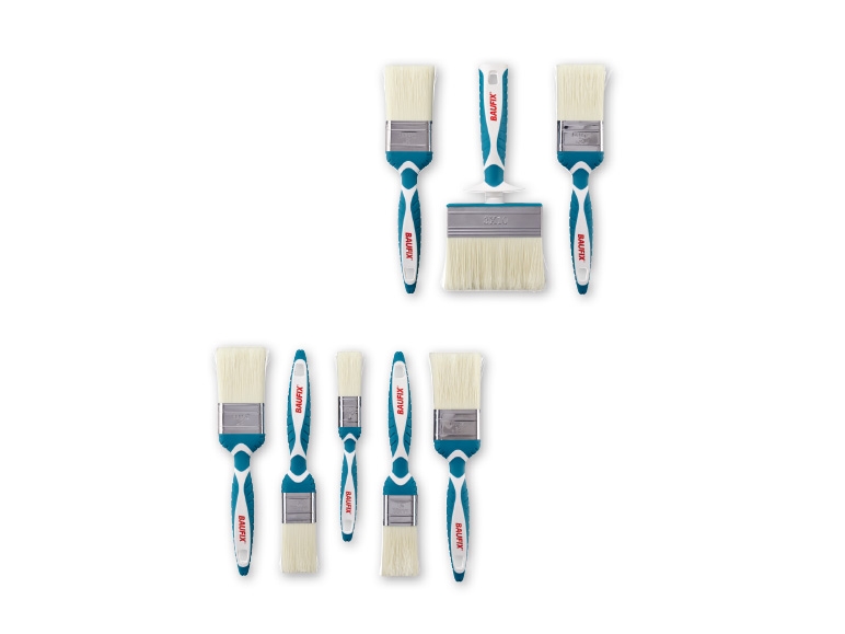 Baufix Flat Paint Brush Set