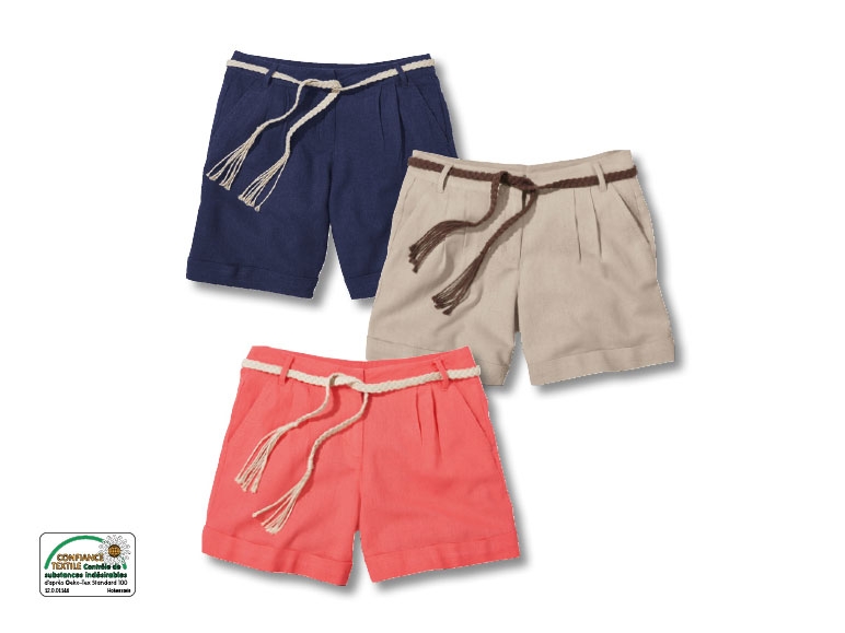 Short d'été en lin